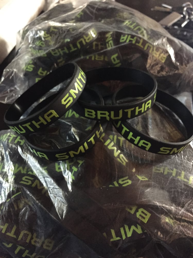Image of Green on Black WRISTBANDS! 