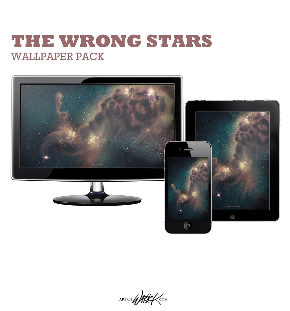 Image of The Wrong Stars Wallpaper Set