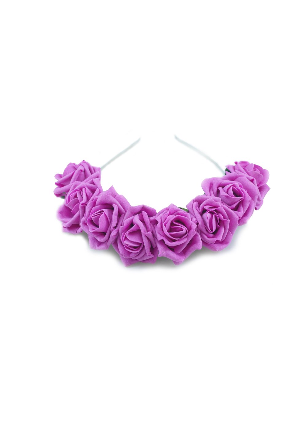 Image of Ring of Roses Crown Hot Pink 
