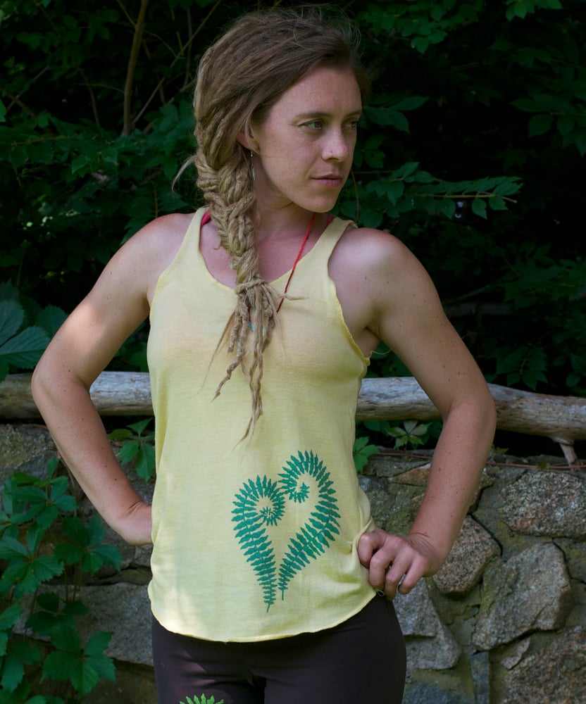 Image of +Fern Heart+ Women's Racerback Tanktop