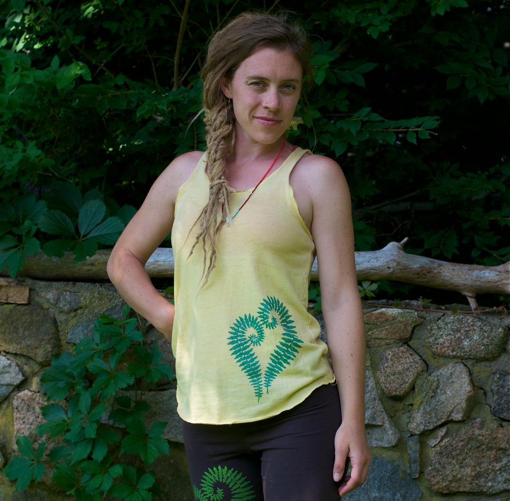 Image of +Fern Heart+ Women's Racerback Tanktop