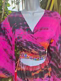 Image 2 of Athena Stevie Maxi Skirt Set- waist goes upto 44 inches then pulls in tiny size