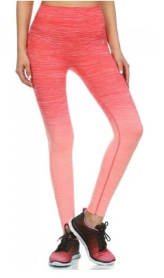 Image of High Waisted Coral Ombre Leggings