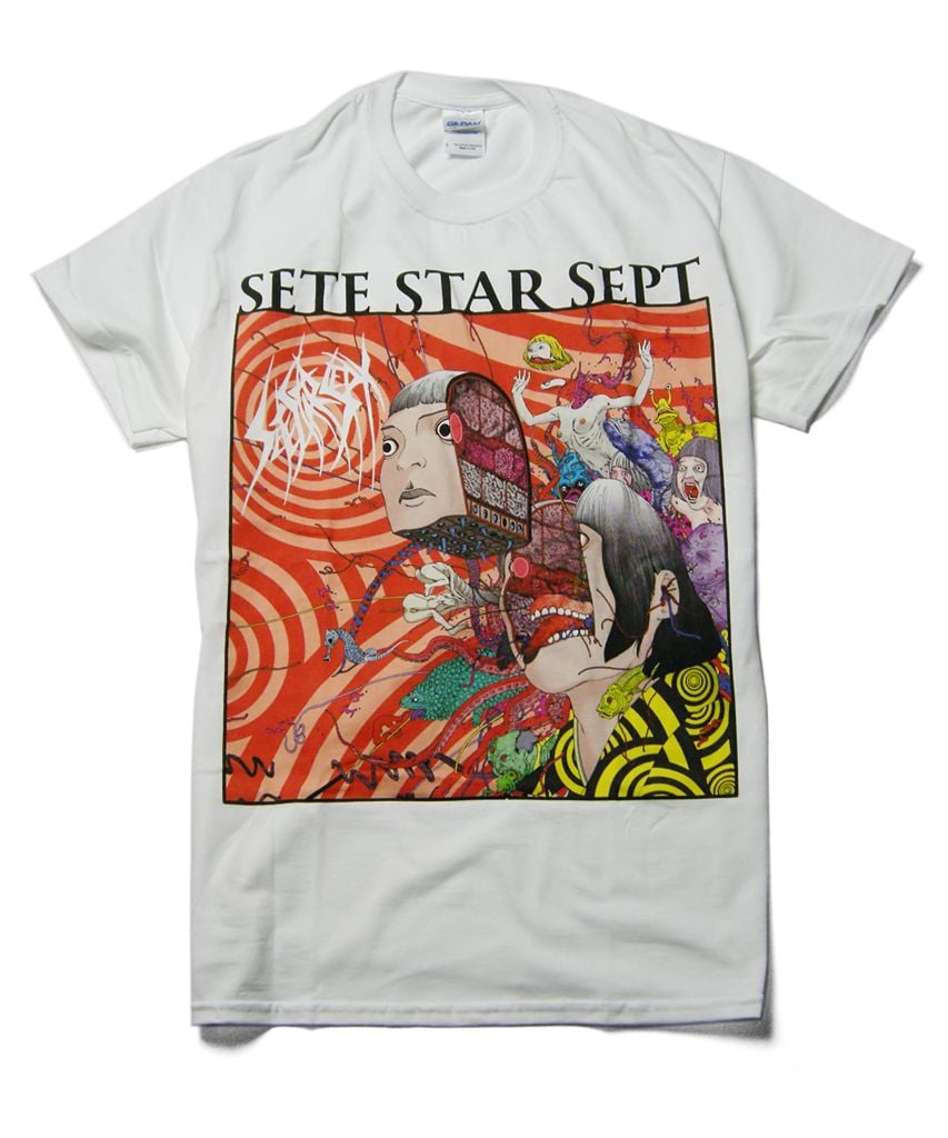 Image of White "GERO ME" Full color T-shirt