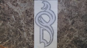 Image of "3QD" Tribal logo sticker/decal