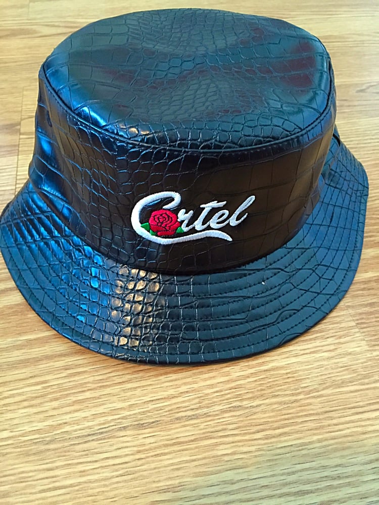 Image of 100% Croc Bucket Hat - Blue