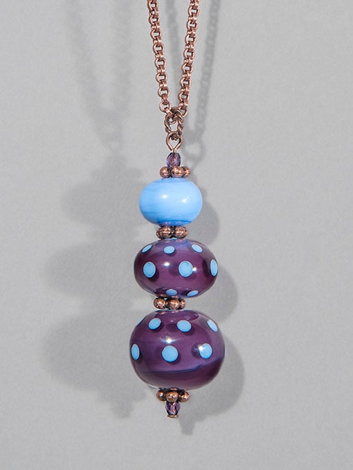 Image of collana TOTEM in perle di vetro di Murano