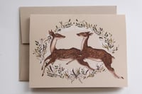 Image 3 of Jumping Deer Card