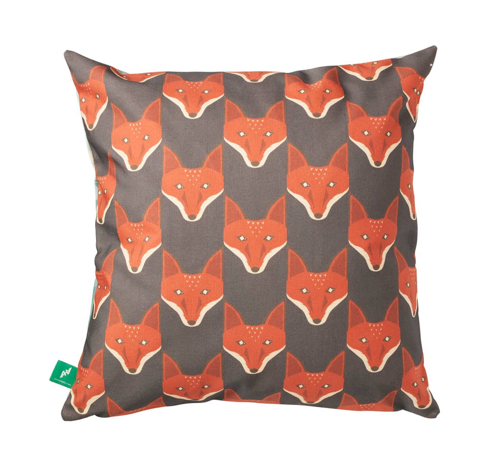 Image of "The Fox And The Lost Soldier" Cushion Cover