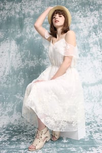 Cotton Lace Casual Wedding Dress - Made to Order / Vivat Veritas