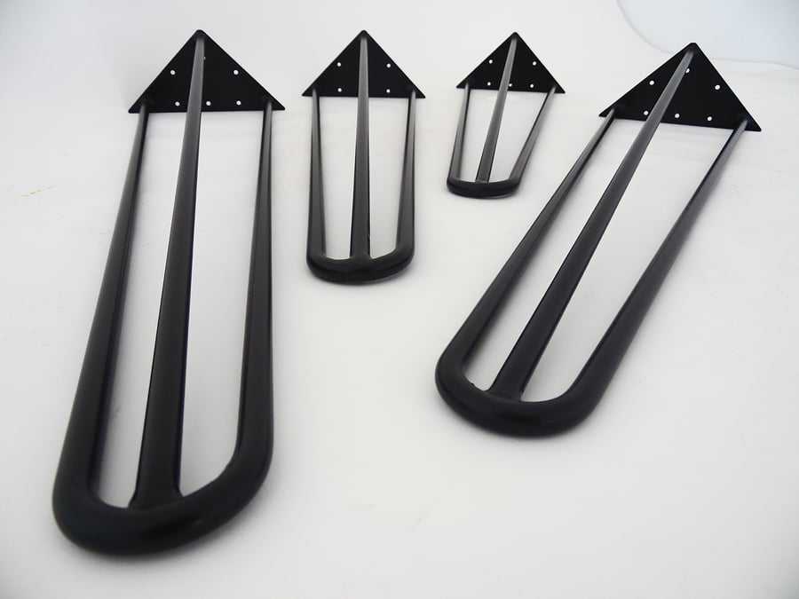 Image of 28" 3-Mil Saç Tokası Masa Ayakları,28TRHTL-10 SET(4)