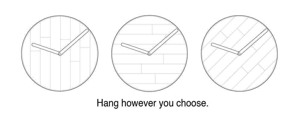 Image of Basic Skateboard Clock- 10"(254mm) Dia. WallClock by Deckstool.