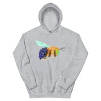 Image 13 of Unisex Hoodie “Blue Banded Bee”