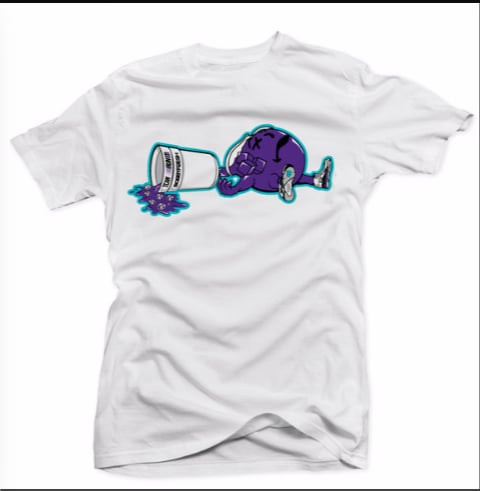 Image of white actavis style TShirt