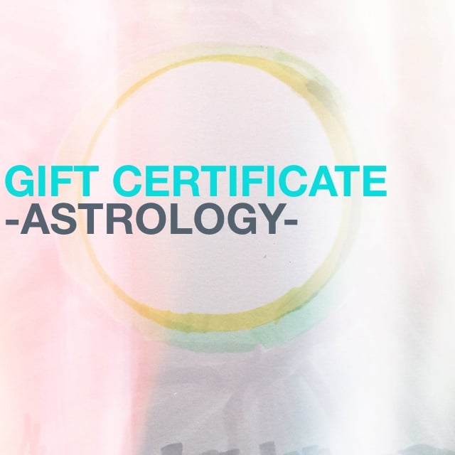 Image of Gift Certificate- Astrology