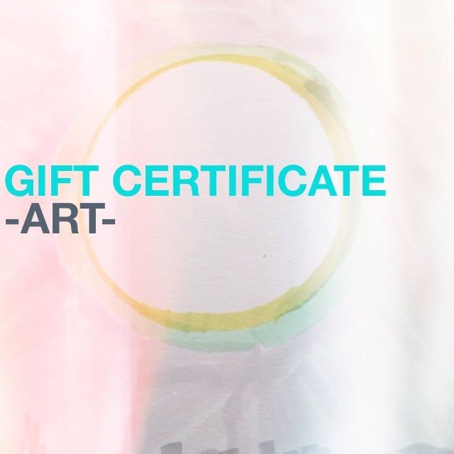 Image of Gift Certificate- Art