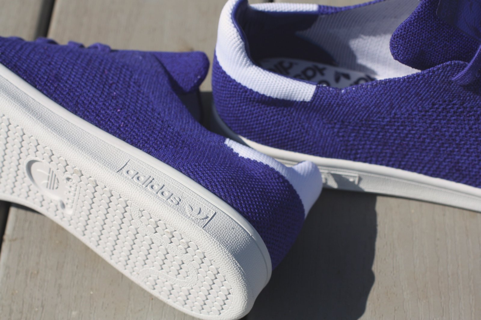 adidas stan smith primeknit purple