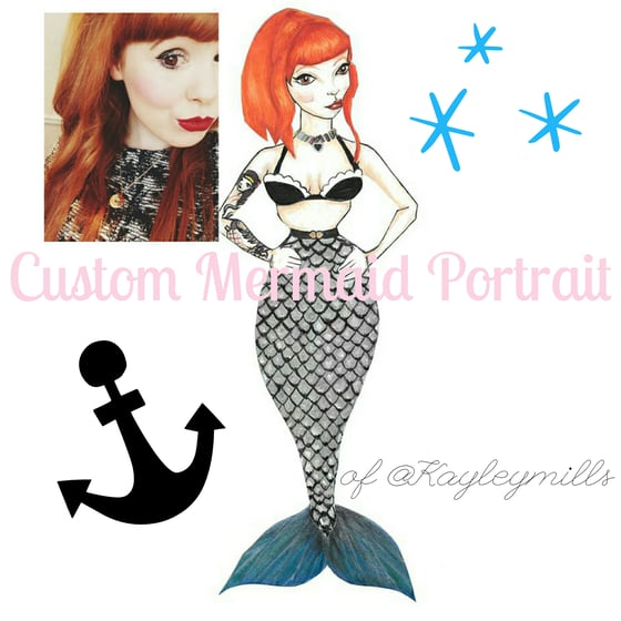 Image of Personalised Mermaid Commission
