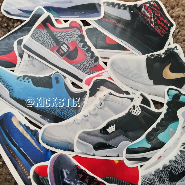 Image of Custom Sneaker Sticker Packs