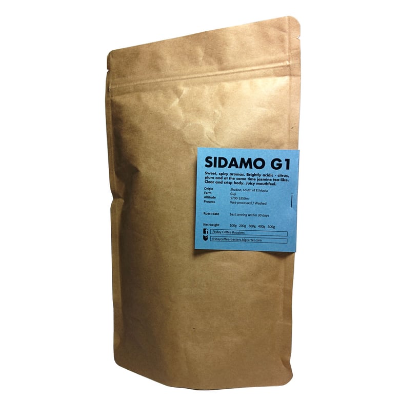 Image of Ethiopian Sidamo G1 Washed Guji Shakiso