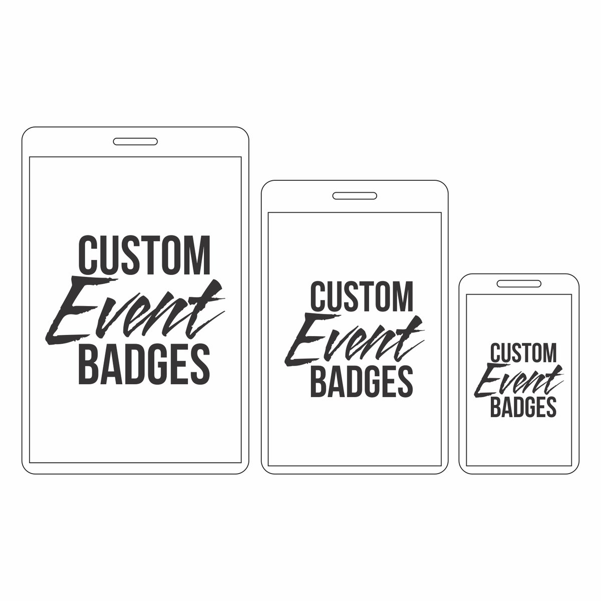 Image of Custom Event Badges