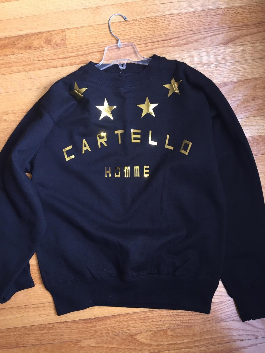 Image of NEW CARTELLO COLLECTION GOLD CREWNECK 