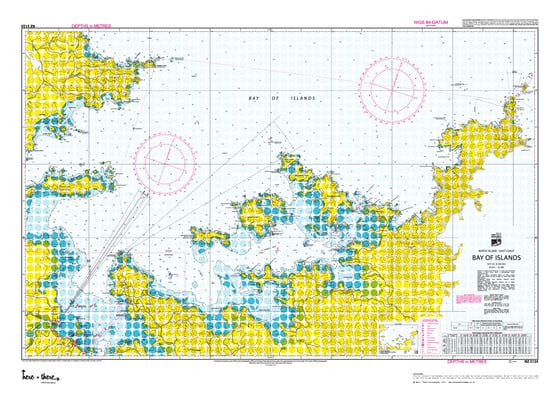 Image of Bay Of Islands - Yellow Polka