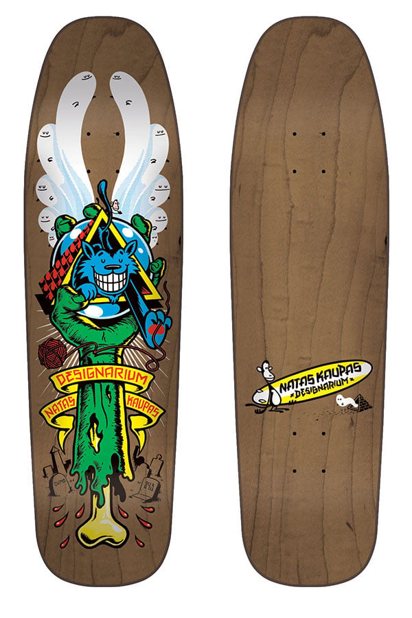 Designarium Kinsey face skateboard deck-