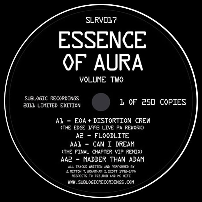 Image of Essence Of Aura - Volume 2 EP - SLRV017 - 12" Vinyl - SOLD OUT