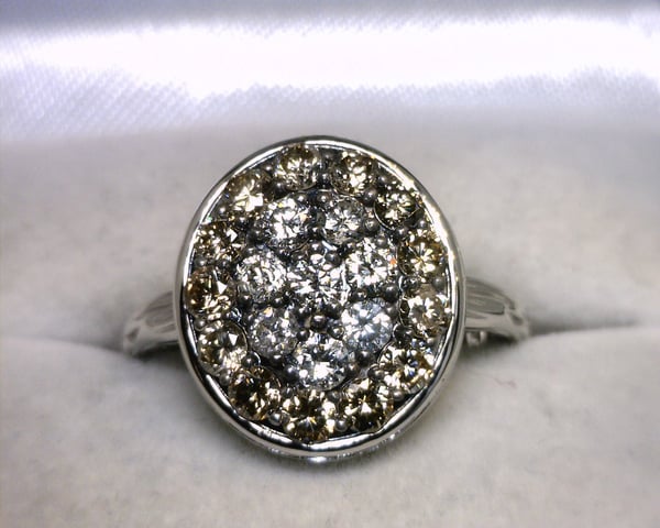 Image of 14K White Gold Diamond Ring 1.25CT