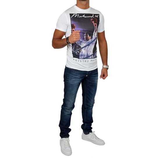 Image of PHILIPP PLEIN T-SHIRT THE WINNER 01/WHITE 010