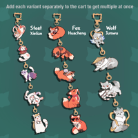 [September] Animal connecting keychain