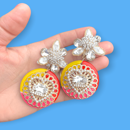 Image of Pearls & Candy earrings 