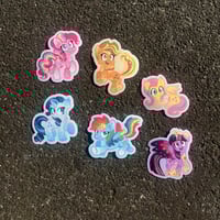 mlp mane six - stickers!
