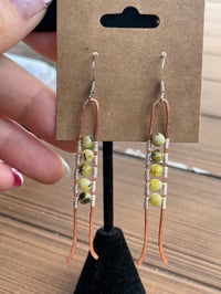 Image 2 of Copper Ladder Earrings