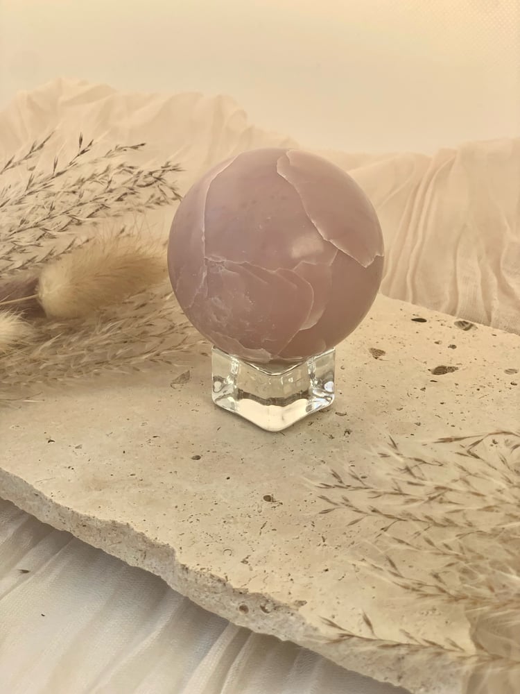 Image of Pink opal sphere 