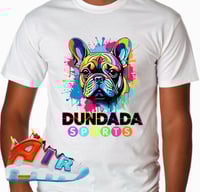 Image 5 of Frenchie Splash Art T-Shirt In Multiple Colors 