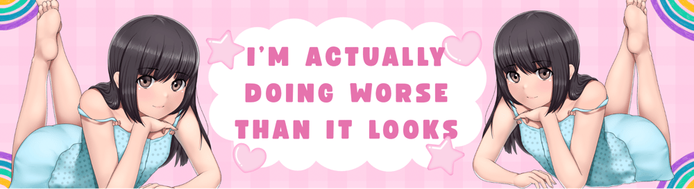 Image of Doing Worse Bumper Sticker 10x3