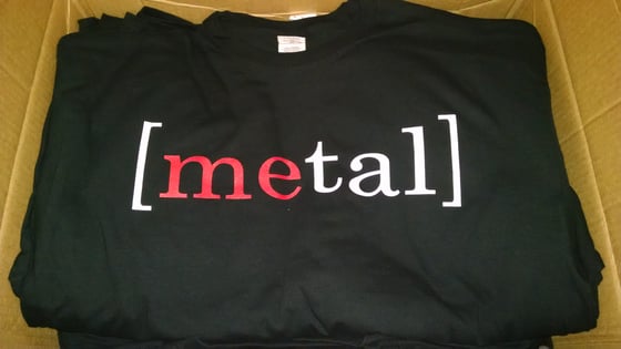 Image of [metal] Tee - Black