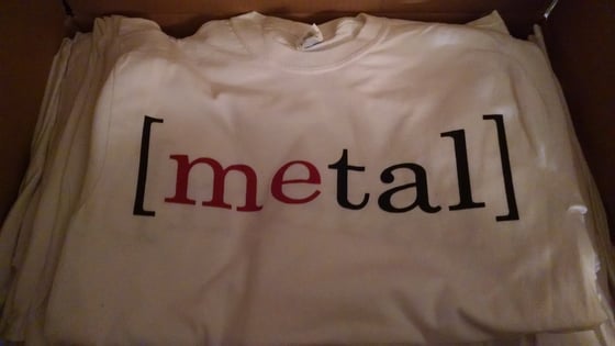 Image of [metal] Tee - White