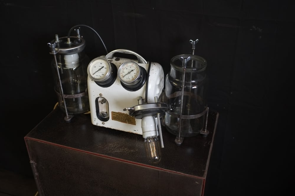 Image of Vintage Medical Vacuum Pump - Light