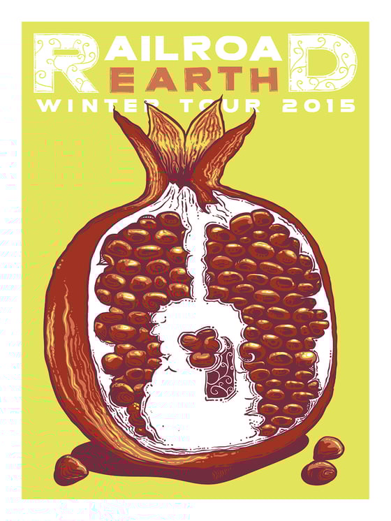 Image of Railroad Earth Winter Tour 2015 - Pomegranate