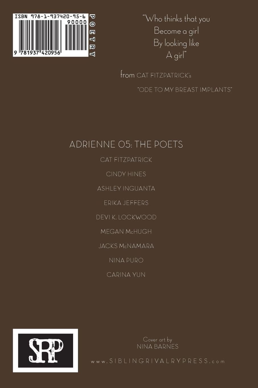 Adrienne Issue 05: A Poetry Journal of Queer Women