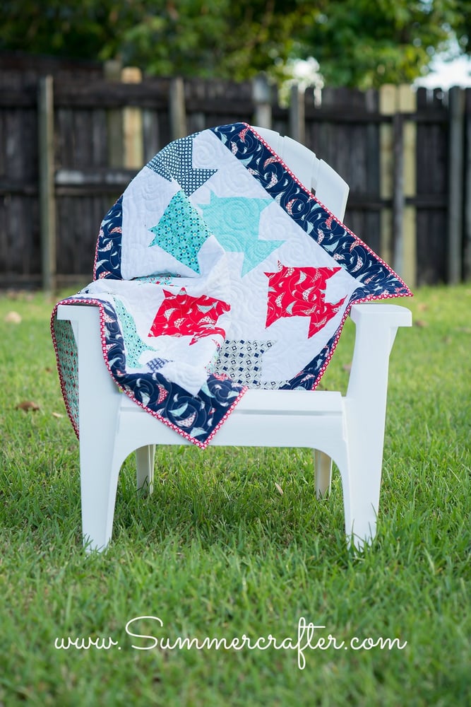 Image of Just Keep on Swimming - Quilt Pattern PDF download