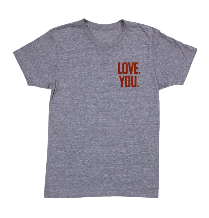 Image of Love. You. Tee (Athletic Grey)