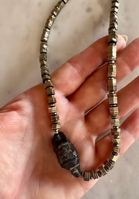 Image 2 of  *new* BLACK TIBETAN + PYRITE