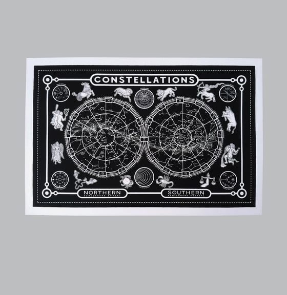 Image of Constellations - b/w/glow
