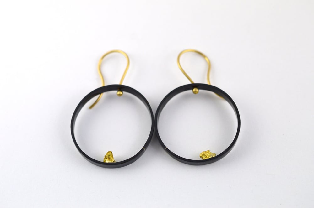 Image of Alluvial circle earrings