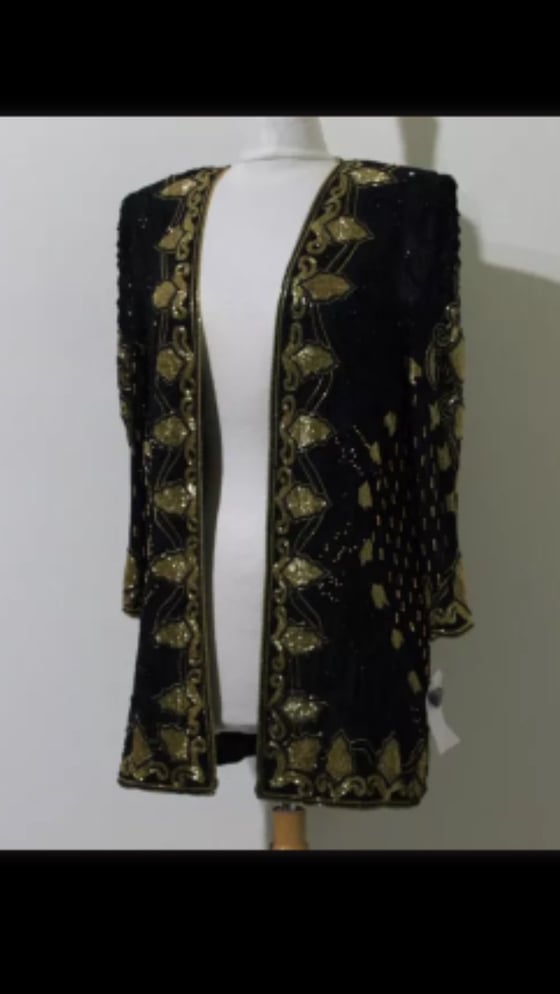 Image of Farrah Hand Beaded Dress