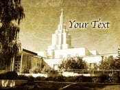 Image of Idaho Falls Idaho LDS Mormon Temple Art 005 - Personalized LDS Temple Art